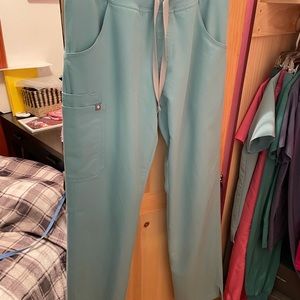 Figs Seaglass Small Tall Kade Scrub Pants